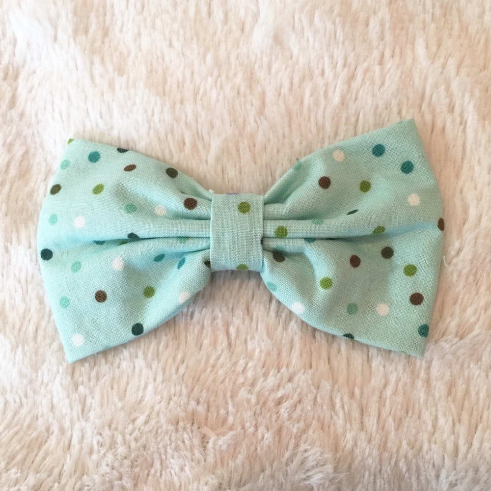 HANDMADE Polka Dot Boutique Large Bow